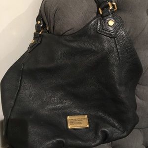 Marc Jacobs leather hobo, black